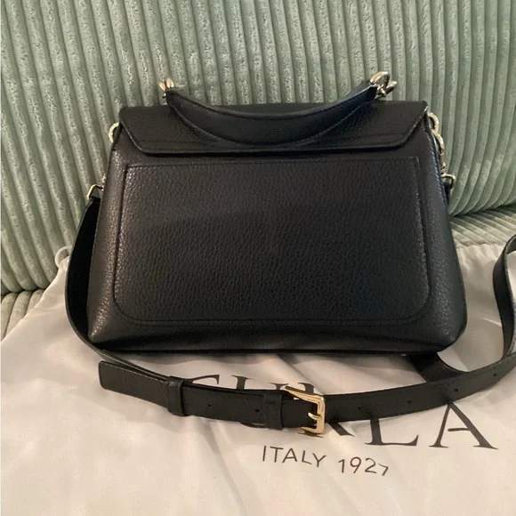 FURLA Black Leather Bag - Picture 2 of 12